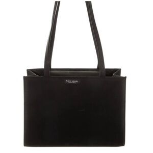 Kate Spade New York Nylon Black Shoulder Bag Vintage Snap Closure